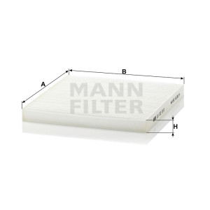 Фильтр салона MANN-FILTER CU 22 010